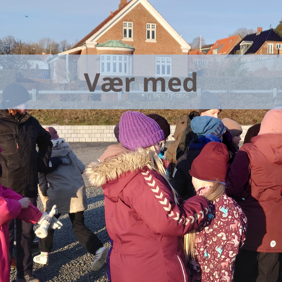 Link til siden VÆR MED - hvor man kan læse om diakonale aktiviteter, jeres sogn kan være med i