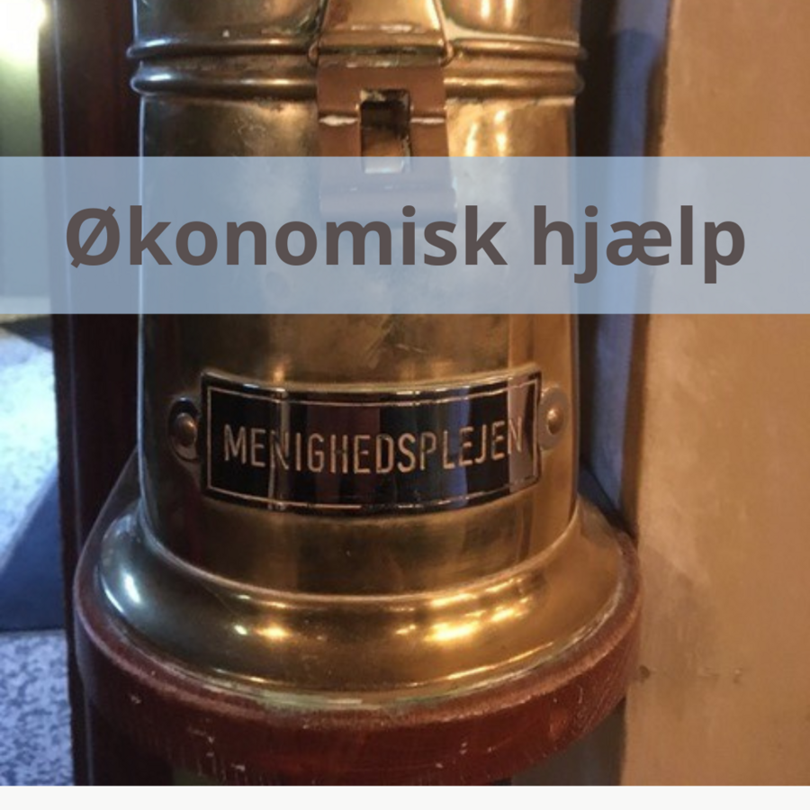 Link til side om at søge økonomisk hjælp i Menighedsplejen i Danmark